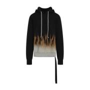 Zwarte Terra Oversized Hoodie Rick Owens , Multicolor , Heren