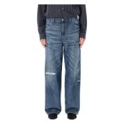 Vintage Rubber Wide-Leg Jeans Our Legacy , Blue , Heren