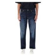 Klassieke Denim Jeans Blauw Emporio Armani , Blue , Heren