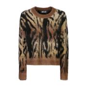 Gele Sweatshirt voor Vrouwen Aw24 Just Cavalli , Multicolor , Dames