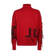 Rode Sweatshirt voor Vrouwen Aw24 Just Cavalli , Red , Dames