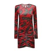 Rode Jurk voor Vrouwen Aw24 Just Cavalli , Red , Dames