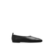 Leren balletflats Courrèges , Black , Dames