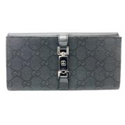 Pre-owned Fabric wallets Gucci Vintage , Black , Dames