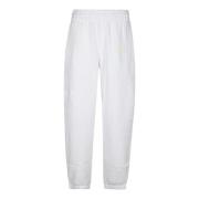 Logo Terry Sweatpant Klassieke Stijl T by Alexander Wang , White , Dam...