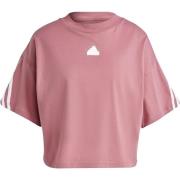 3 Stripes Dames Roze Tee Adidas , Pink , Dames