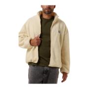 Zip Sweater Hoktown Stijlvol Comfort American Vintage , Beige , Heren