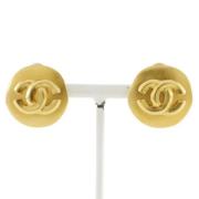 Pre-owned Metal chanel-jewelry Chanel Vintage , Yellow , Dames