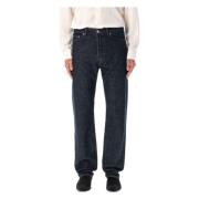 Klassieke First Cut Jeans Nachtblauw Our Legacy , Blue , Heren