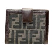 Pre-owned Canvas wallets Fendi Vintage , Brown , Unisex