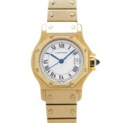 Pre-owned Yellow Gold watches Cartier Vintage , Yellow , Dames