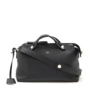 Pre-owned Leather fendi-bags Fendi Vintage , Black , Dames