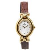 Pre-owned Leather watches Fendi Vintage , White , Dames