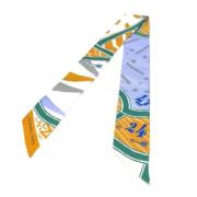 Pre-owned Fabric scarves Hermès Vintage , Multicolor , Dames