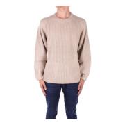 Logo Zij Sweater Gebreide Details Carhartt Wip , Beige , Heren