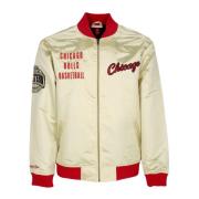 Chicago Bulls NBA Team Bomber Jacket Mitchell & Ness , Yellow , Heren