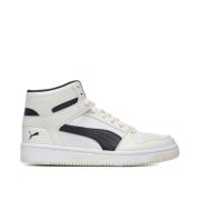 Witte Rebound Sneakers Platte Zool Puma , White , Heren