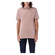 Fawn Fly Polo Shirt Emporio Armani , Pink , Heren