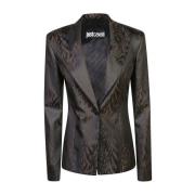 Zwarte bovenkleding voor vrouwen Aw24 Just Cavalli , Black , Dames