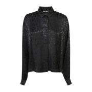 Zwarte shirts voor vrouwen Aw24 Just Cavalli , Black , Dames