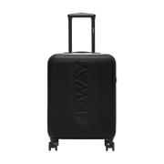 Puurb Blauw Kobalt Trolley K-Way , Black , Heren