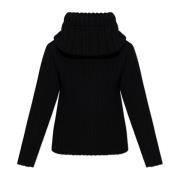 Wollen Turtleneck Alexander McQueen , Black , Dames