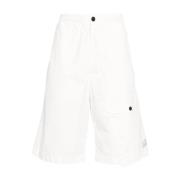 Cargo Bermuda Shorts C.p. Company , White , Heren