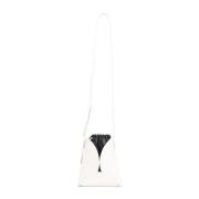 Elegante Ellipse Crossbody Tas Jil Sander , White , Dames