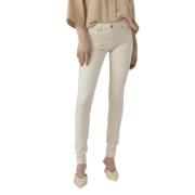 Slim Jeans in Ecru Beige Vero Moda , Beige , Dames