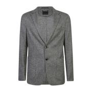 Luxe Grijze Buitenkleding Jas Aw24 Ermenegildo Zegna , Gray , Heren