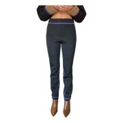 Neopreen Broek met Manchetten Clips , Black , Dames