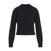 Blauw Ink Pullover Sweater Fabiana Filippi , Blue , Dames