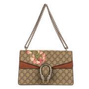 Pre-owned Canvas handbags Gucci Vintage , Beige , Dames