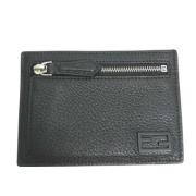 Pre-owned Leather wallets Fendi Vintage , Black , Heren