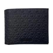 Heren Trifold Portemonnee met Muntvak Calvin Klein , Black , Heren