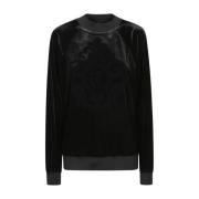 Zwarte Sweatshirt voor Vrouwen Aw24 Just Cavalli , Black , Dames