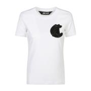 Witte T-shirts & Polo's voor vrouwen Just Cavalli , White , Dames