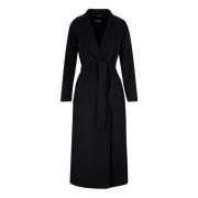 Poldo Wollen Jas in Zwart Max Mara , Black , Dames