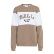 J. Montana Sweatshirt in Mokka Ball , Brown , Dames