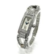 Pre-owned White Gold watches Cartier Vintage , Gray , Dames