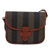 Pre-owned Canvas fendi-bags Fendi Vintage , Brown , Dames