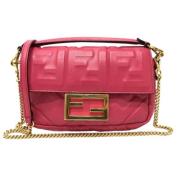 Pre-owned Leather fendi-bags Fendi Vintage , Pink , Dames