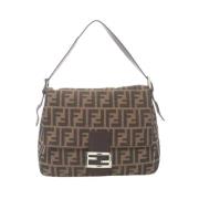 Pre-owned Canvas fendi-bags Fendi Vintage , Brown , Dames