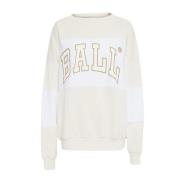 J. Robinson Off White Sweatshirt Ball , Beige , Dames