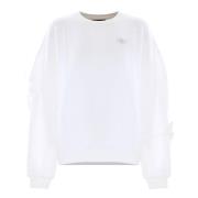 Minimalist Logo Sweatshirt Kocca , White , Dames