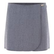 Wrap skort met zijrits Kocca , Gray , Dames