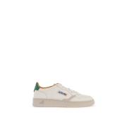 Laag Sneakers van textuurleer met logodetails Autry , White , Heren