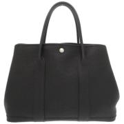 Pre-owned Leather shoulder-bags Hermès Vintage , Black , Dames