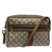 Pre-owned Leather gucci-bags Gucci Vintage , Beige , Dames