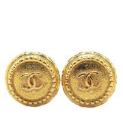 Pre-owned Fabric chanel-jewelry Chanel Vintage , Yellow , Dames